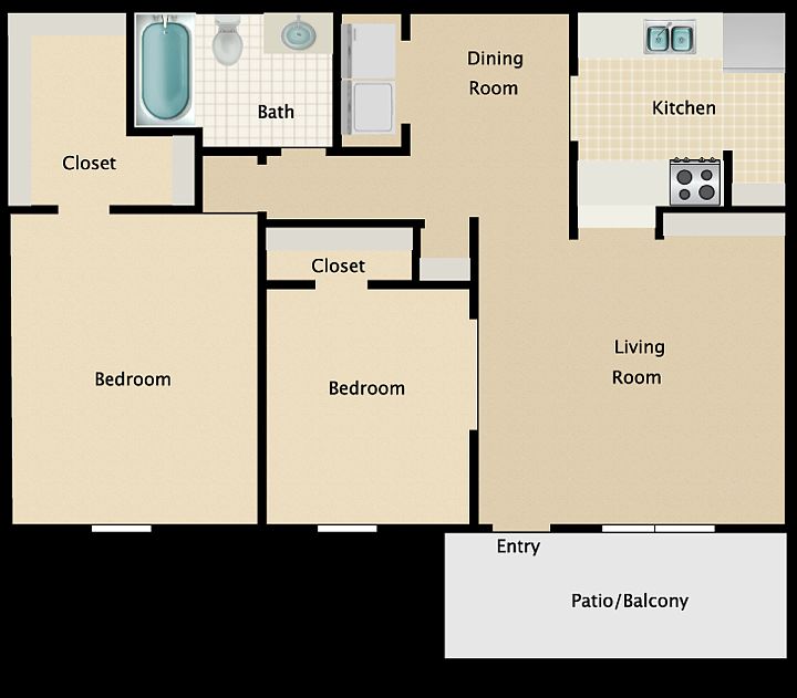 2nd image of 1221 Redford Rd #2005B