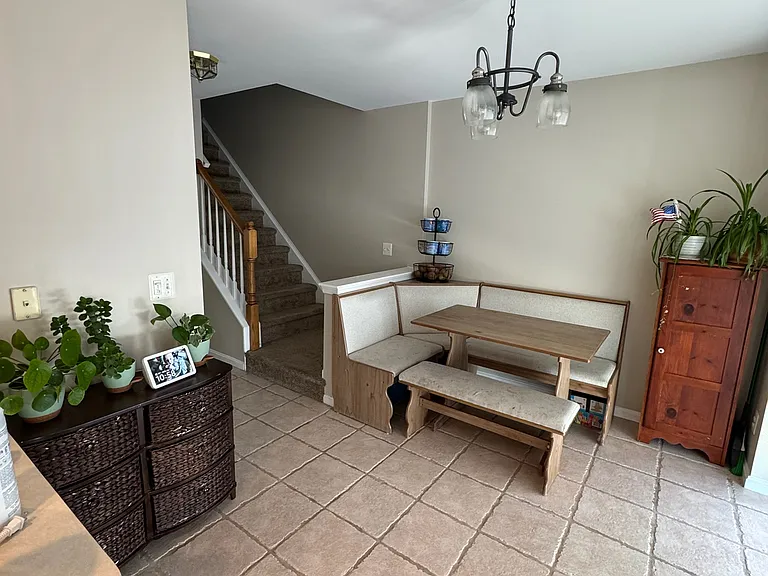 Main floor eating area