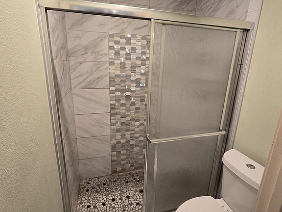 large shower