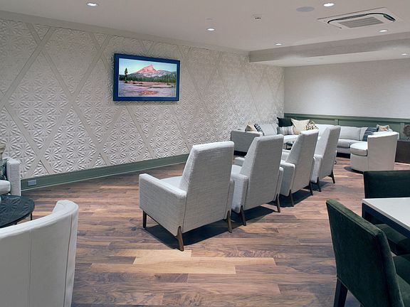 Club Lounge Widescreen TV Viewing Area