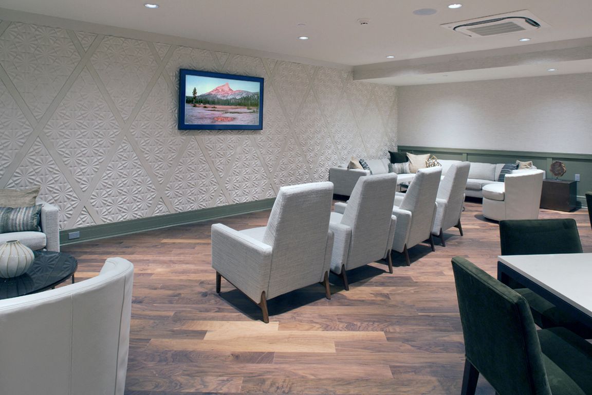 Club Lounge Widescreen TV Viewing Area