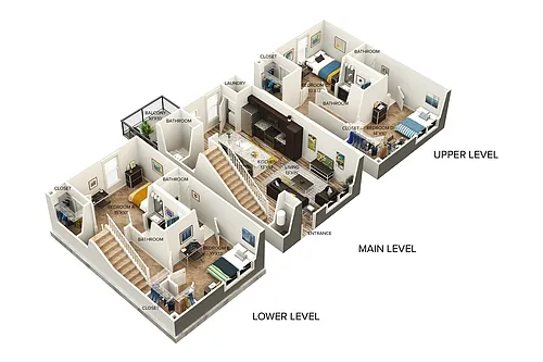 Floor plan TH4