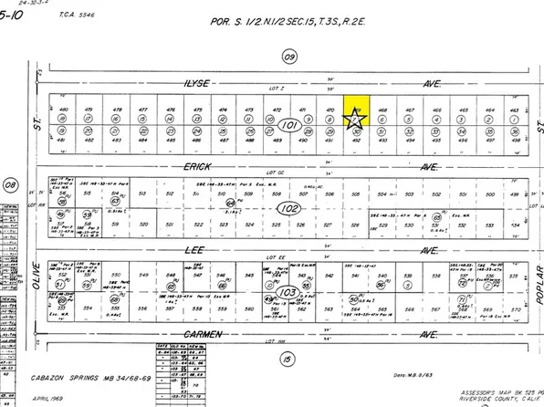 0 Ilyse Ave #469, Cabazon, CA 92230