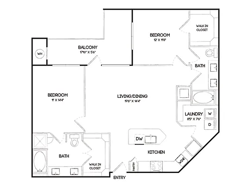 Floor plan B3