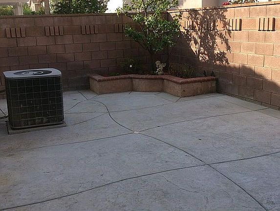 Huge Concrete patio