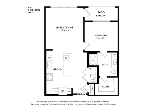 Floor plan A4B