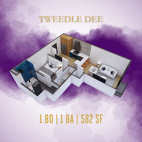 Floor plan Tweedle Dee