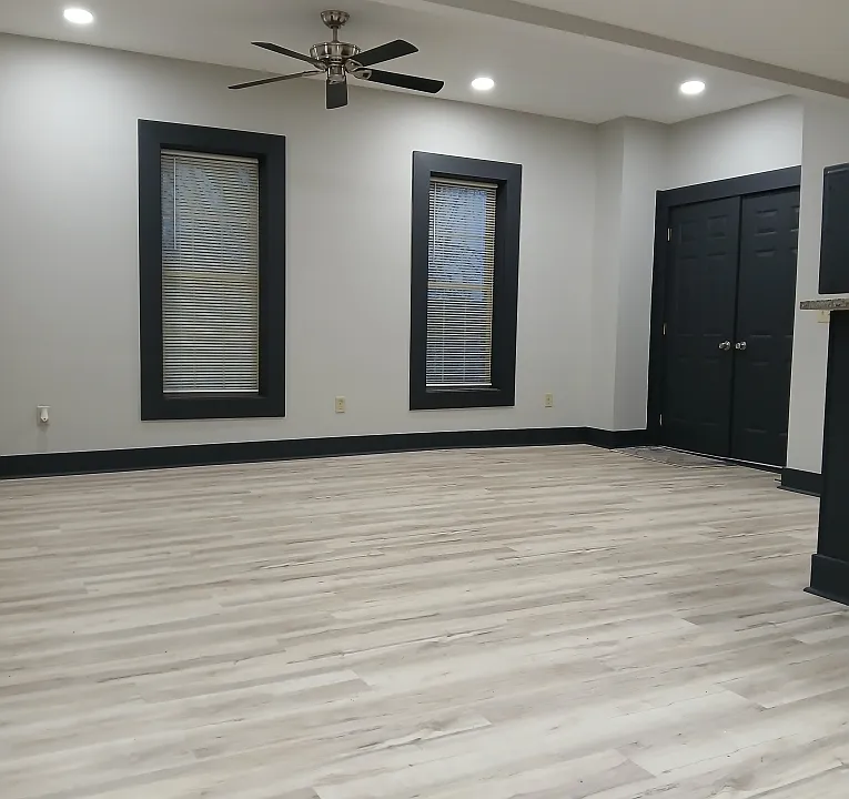 Open space living room
