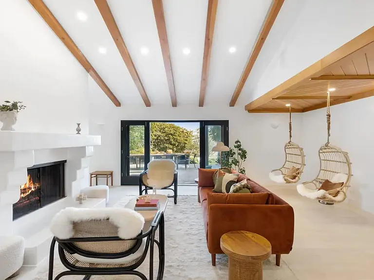 Gather at this special space for quality time in front of the fire place
