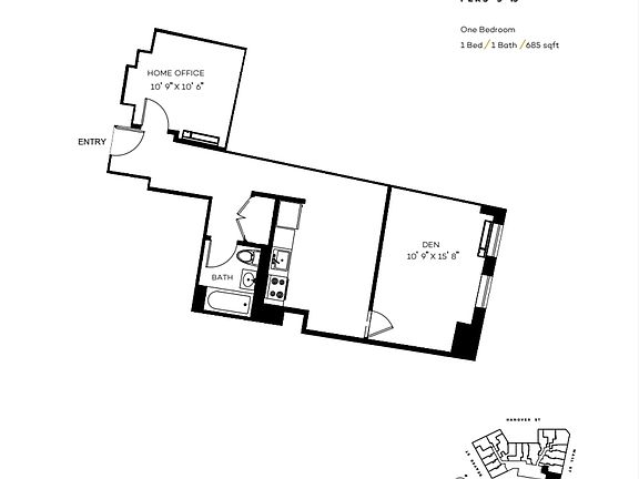 2nd image of 63 Wall St APT 1219