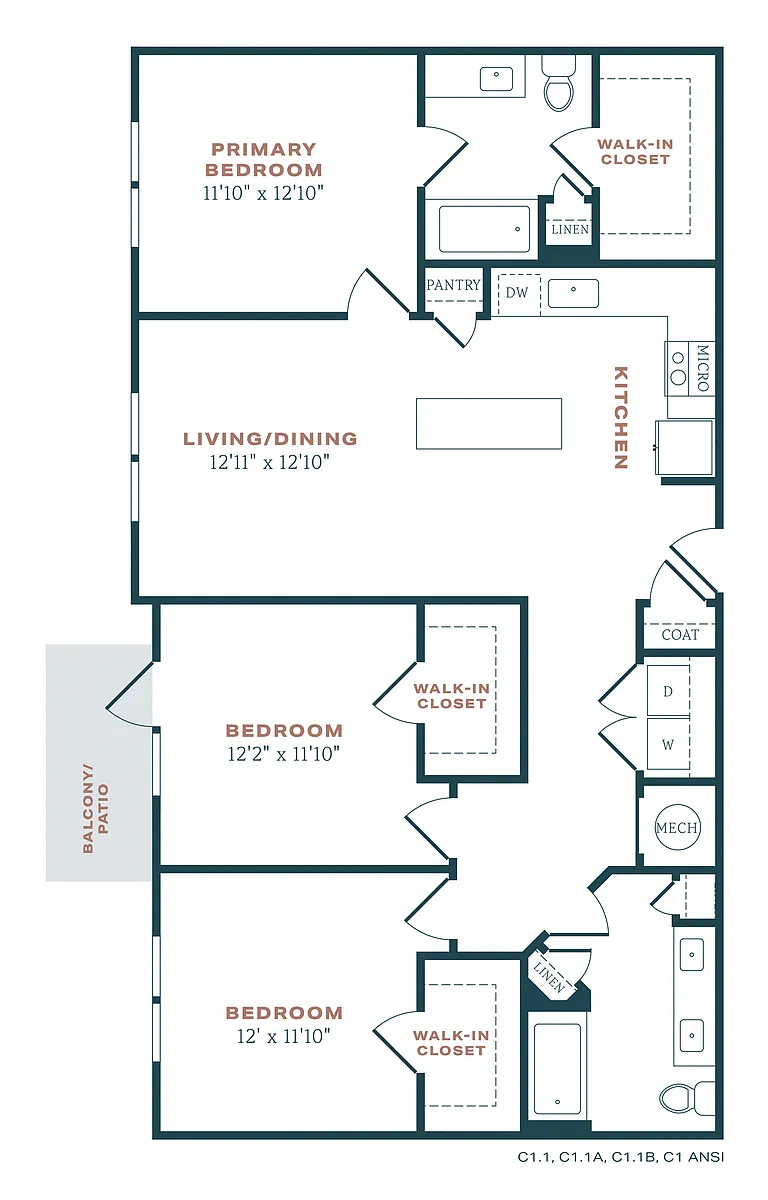 Floor plan C1