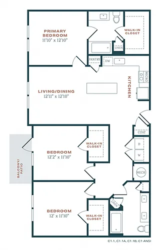 Floor plan C1