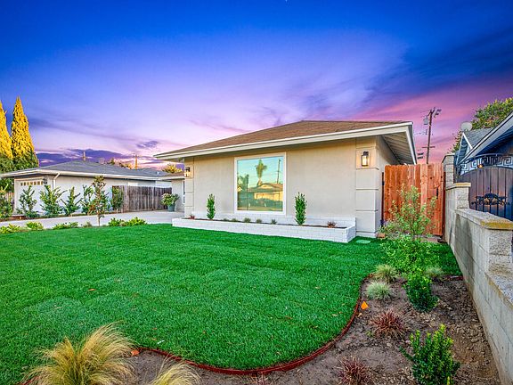 Newly installed landscape