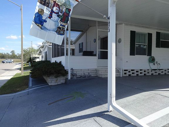 View of screened porch