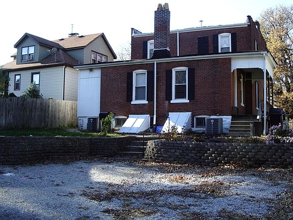 Rear of Duplex showing parking area