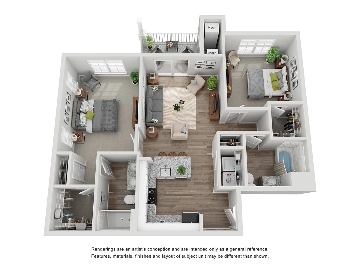Floor plan B1 The Cape Elizabeth