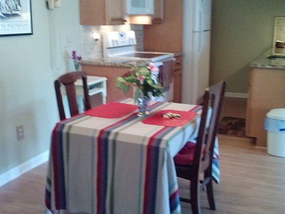 Dining area in open floorplan
