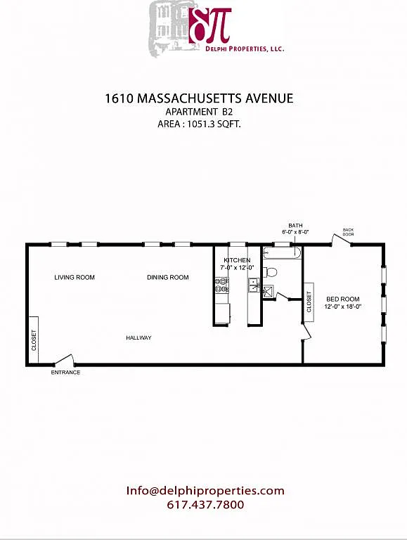 1 bed, 1.0 bath, 1051 sqft, $2,400 — Photo 1