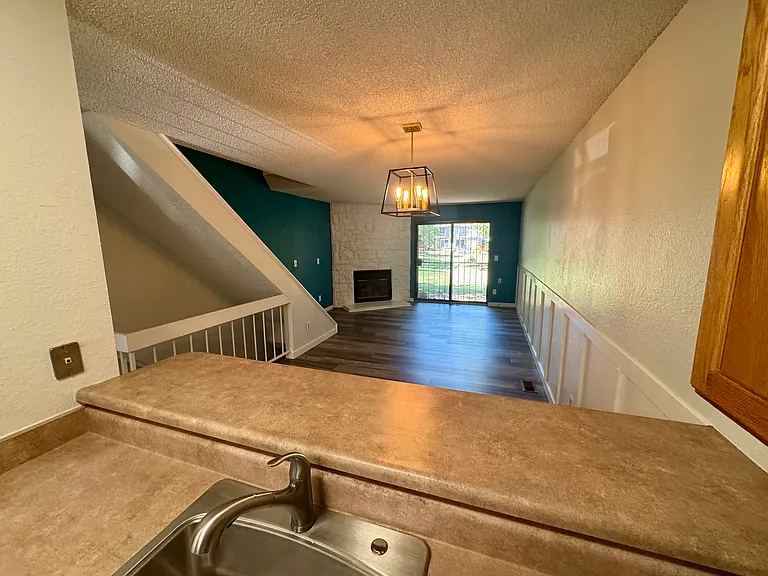 View from kitchen
