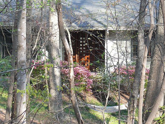 Custom made original Studenmeier mahogany front door