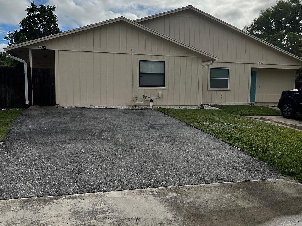 Large driveway