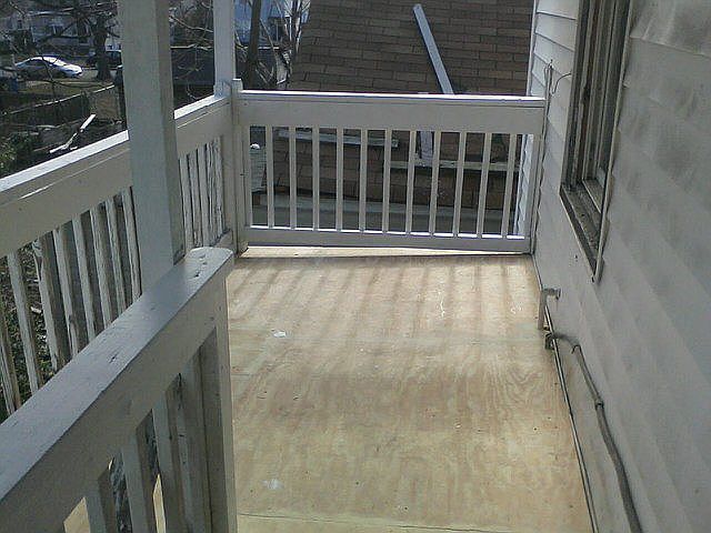 upstairs back porch