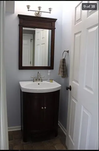 Downstairs half bath