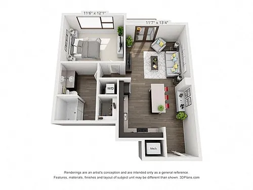 Floor plan A1a