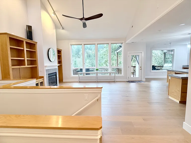View from the staircase.