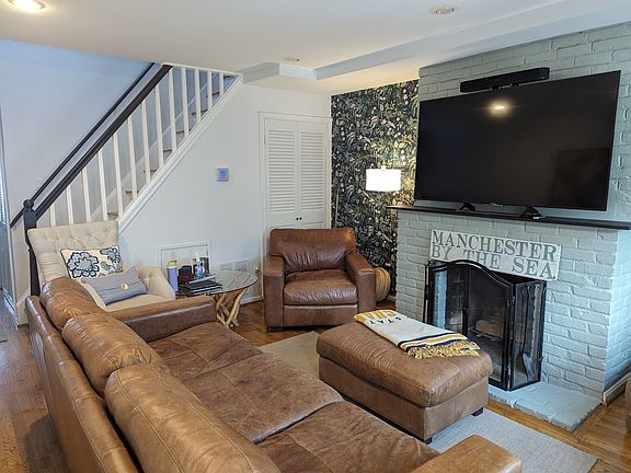Living room with furniture