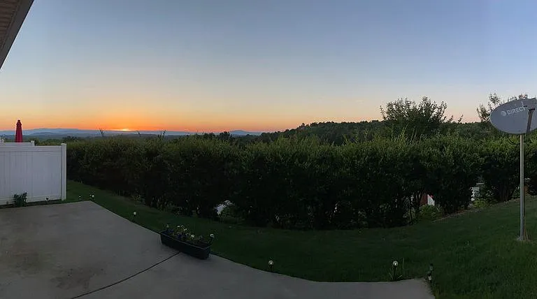 view from the back