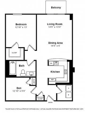 Floor plan Columbus - With Flex Space