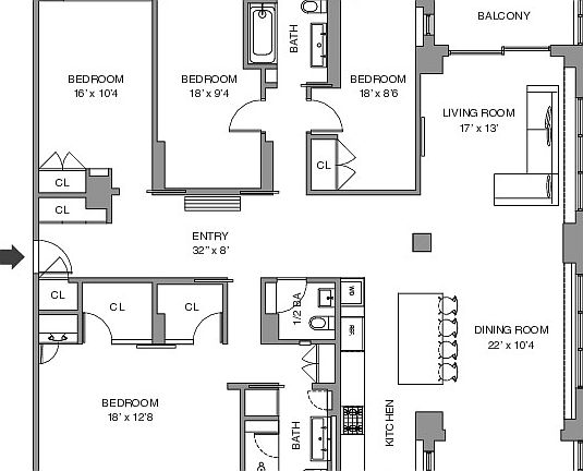 2nd image of 208 E Broadway #J1307