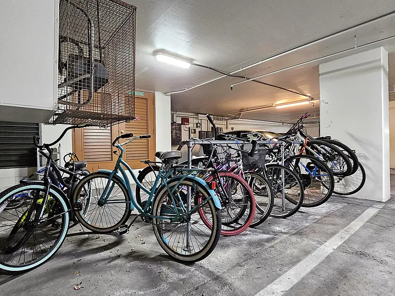 Bike Storage, register with Building Manager