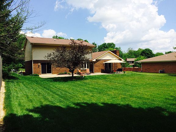 Back Yard Facing House