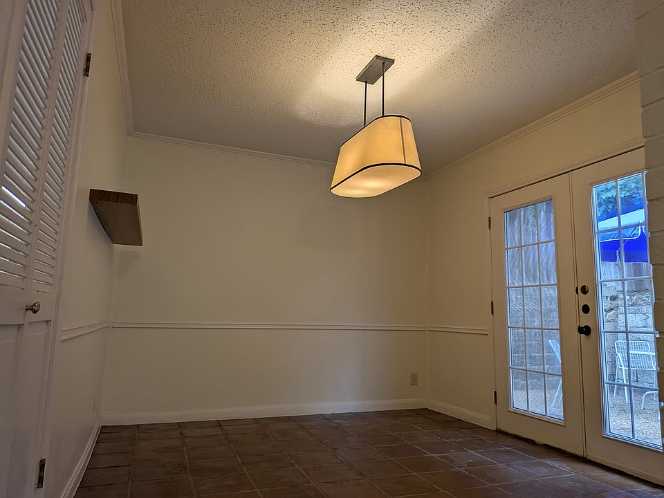 Dining room with updated light fixture
