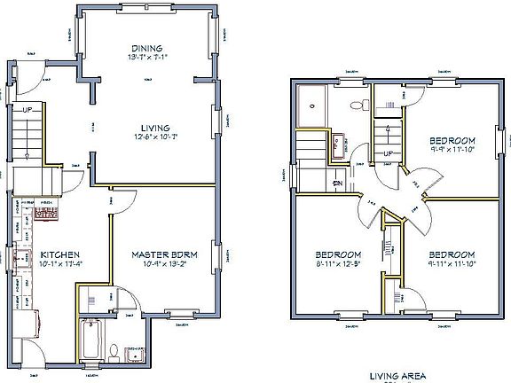1st and 2nd Floor Layout