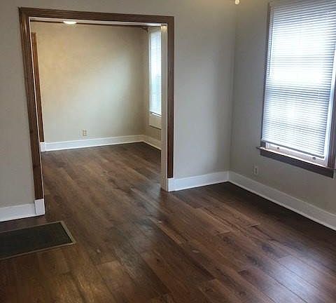 Living room looking into dining area
