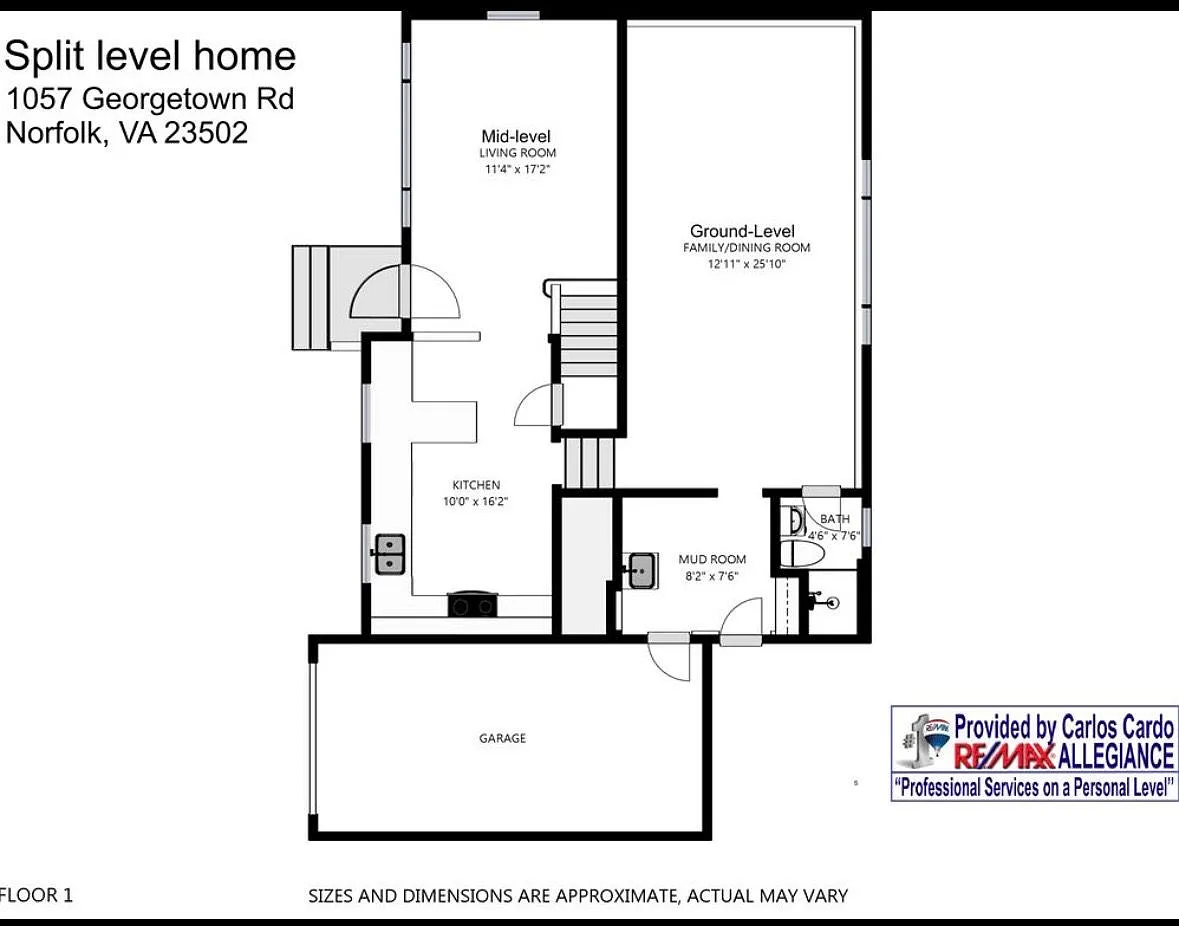 Updated 3BR/2BA Norfolk Home with Fenced Yard & Garage | Convenient location near Military Bases,... — Photo 2