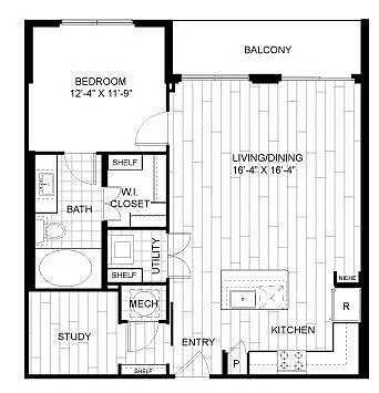 Floor plan 1M