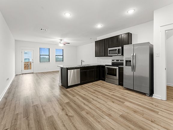 Kitchen/Dining and Living Area