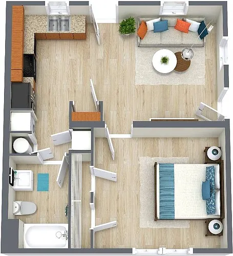 Floor plan Wolf's Cove