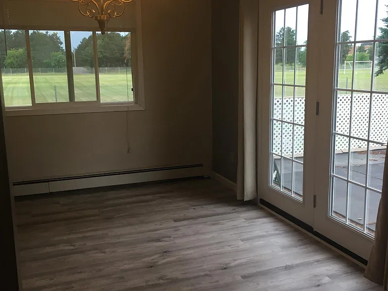 Dining room leading to large deck
