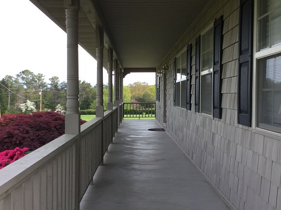 Front porch length of house