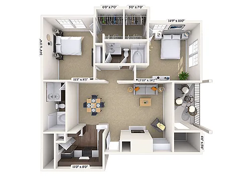 Floor plan 22B