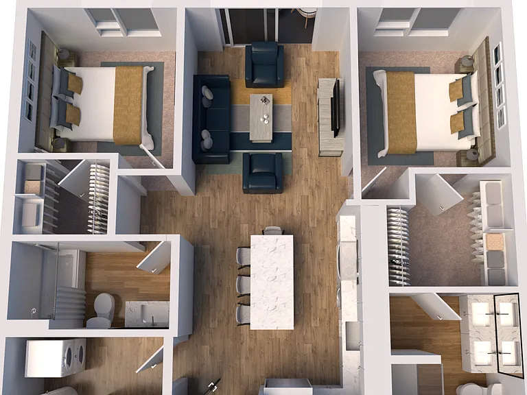 C1 floor plan The James
