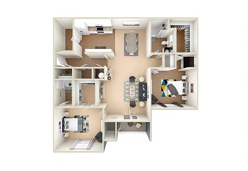 Floor plan 2 Bedroom