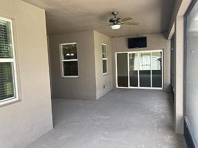 Large screened patio area
