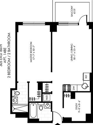 2nd image of 305 E 86th St #8BE