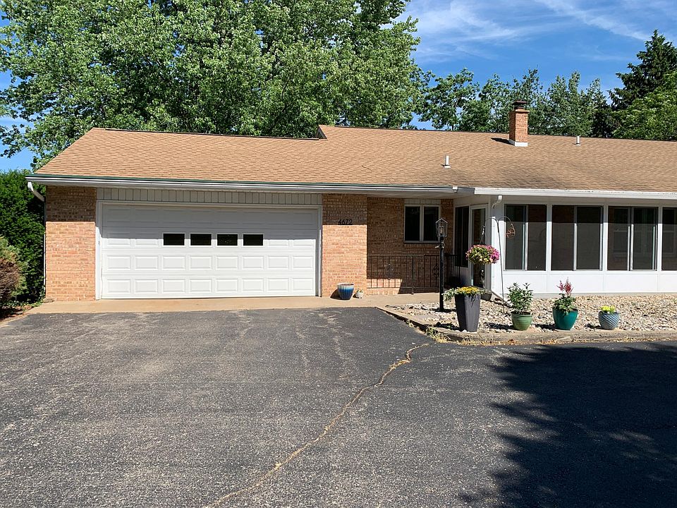 Attached 2-car garage with separate private entrance